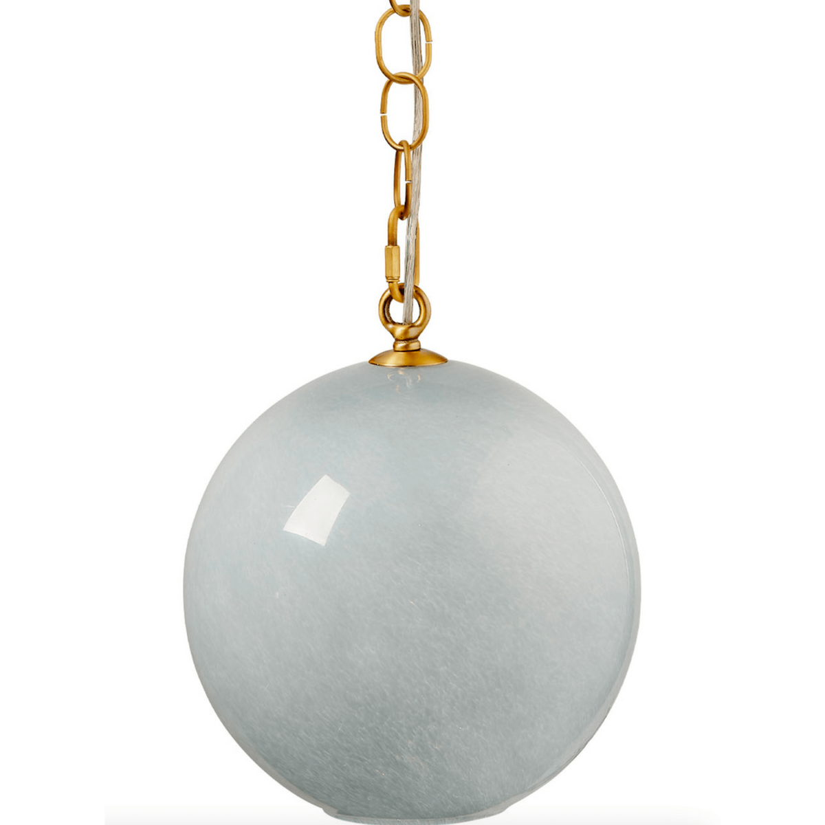 Camber Blue Hand-Blown Glass Pendant