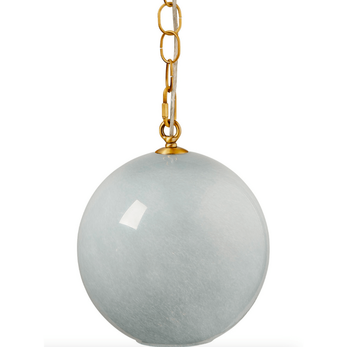Camber Blue Hand-Blown Glass Pendant