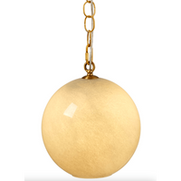 Camber Blue Hand-Blown Glass Pendant