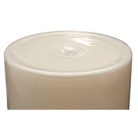 Huntington Garden Glass Stool in Blue, Green, Taupe & Cream