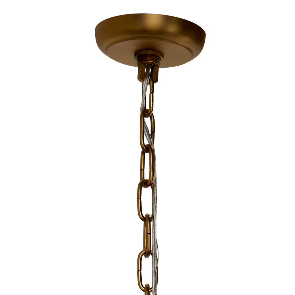 Arcade Light Blue Blown Glass Chandelier