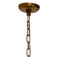 Arcade Light Blue Blown Glass Chandelier