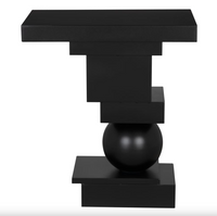 Carter Black Steel Console Table