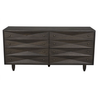 Diamond Double Chest, Washed Walnut