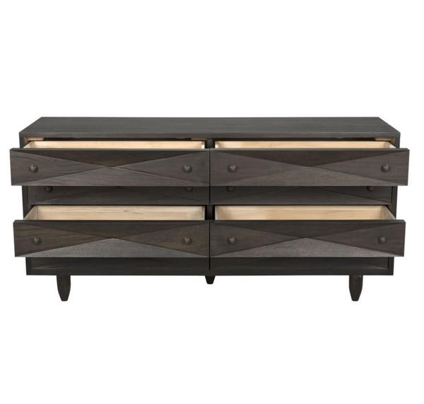 Diamond Double Chest, Washed Walnut