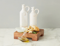 Round Handthrown Olive Oil Decanter