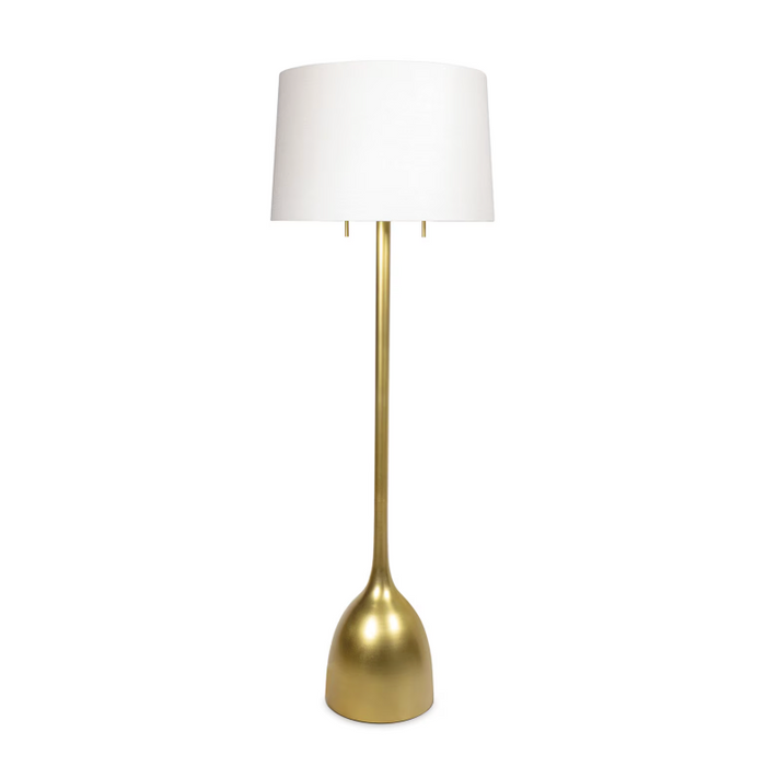 Logan Accent Table Natural Brass