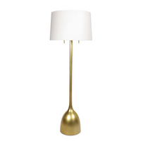 Logan Floor Lamp in Classic Metal Finishes for Elegant Home Lighting