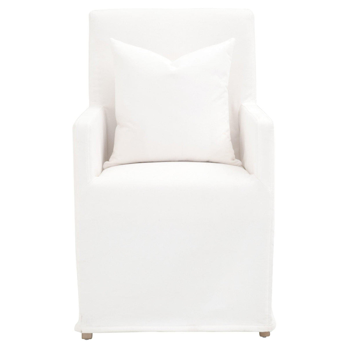 Shelton Ivory Slipcover Arm Chair