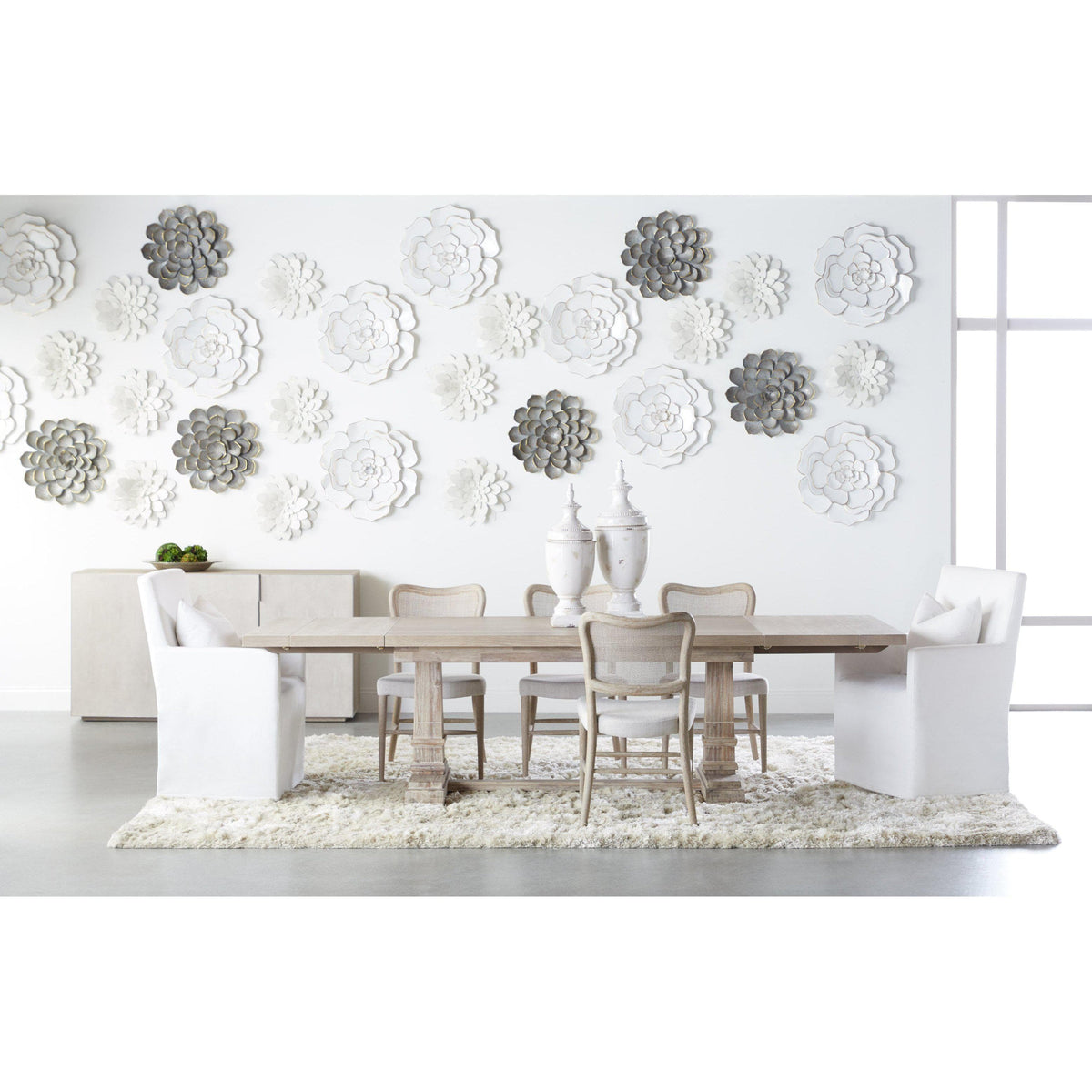 Shelton Ivory Slipcover Arm Chair