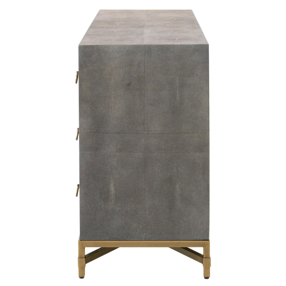 Stacey Gray Shagreen 6-Drawer Dresser