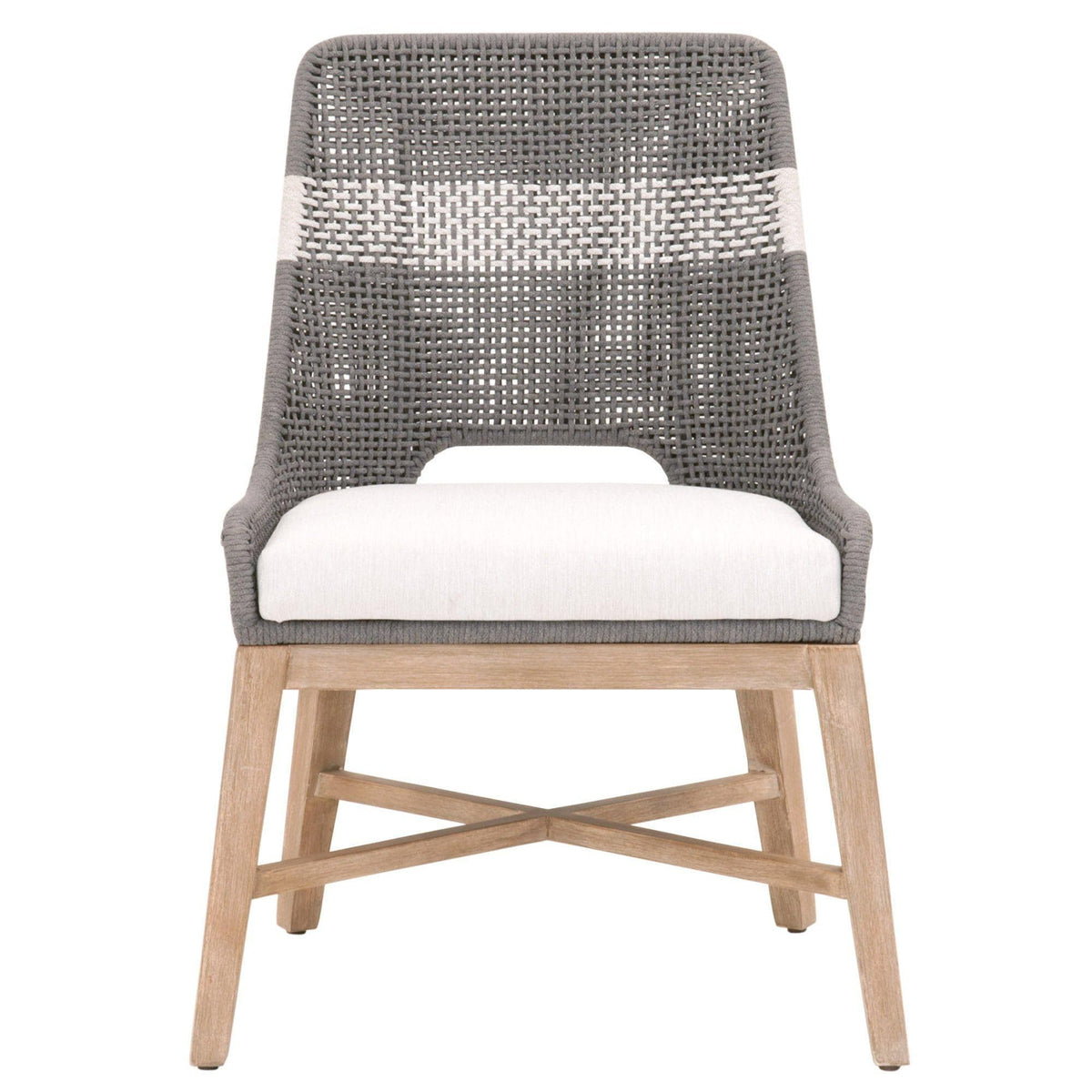 Tootsie Gray Rope Dining Chair, Set of 2