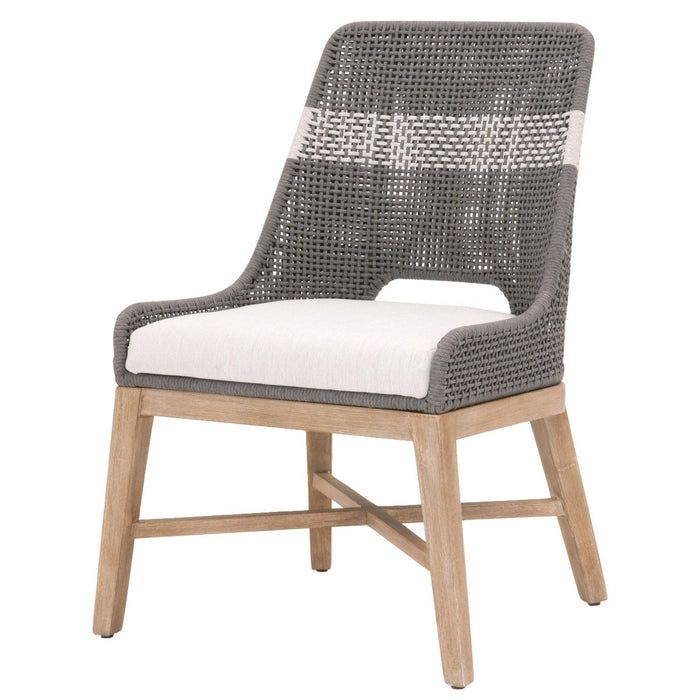 Tootsie Gray Rope Dining Chair, Set of 2