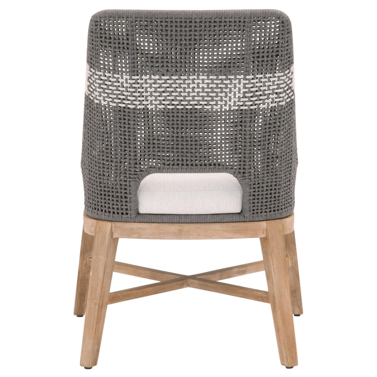 Tootsie Gray Rope Dining Chair, Set of 2