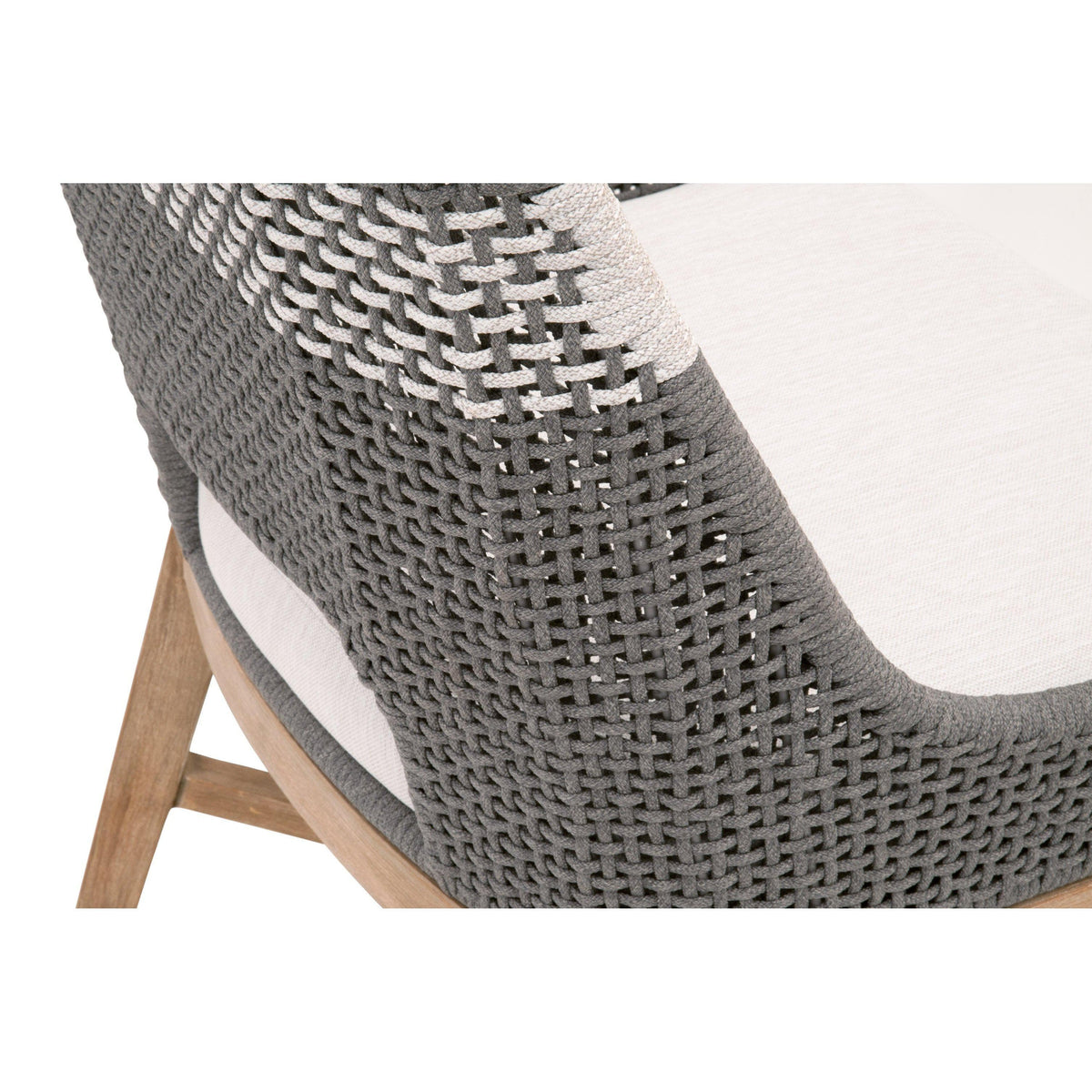 Tootsie Gray Rope Dining Chair, Set of 2