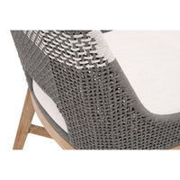 Tootsie Gray Rope Dining Chair, Set of 2