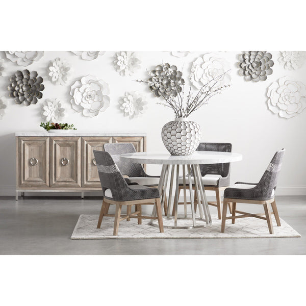 Tootsie Gray Rope Dining Chair, Set of 2