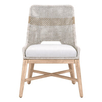 Tootsie Taupe & White Rope Dining Chair, Set of 2