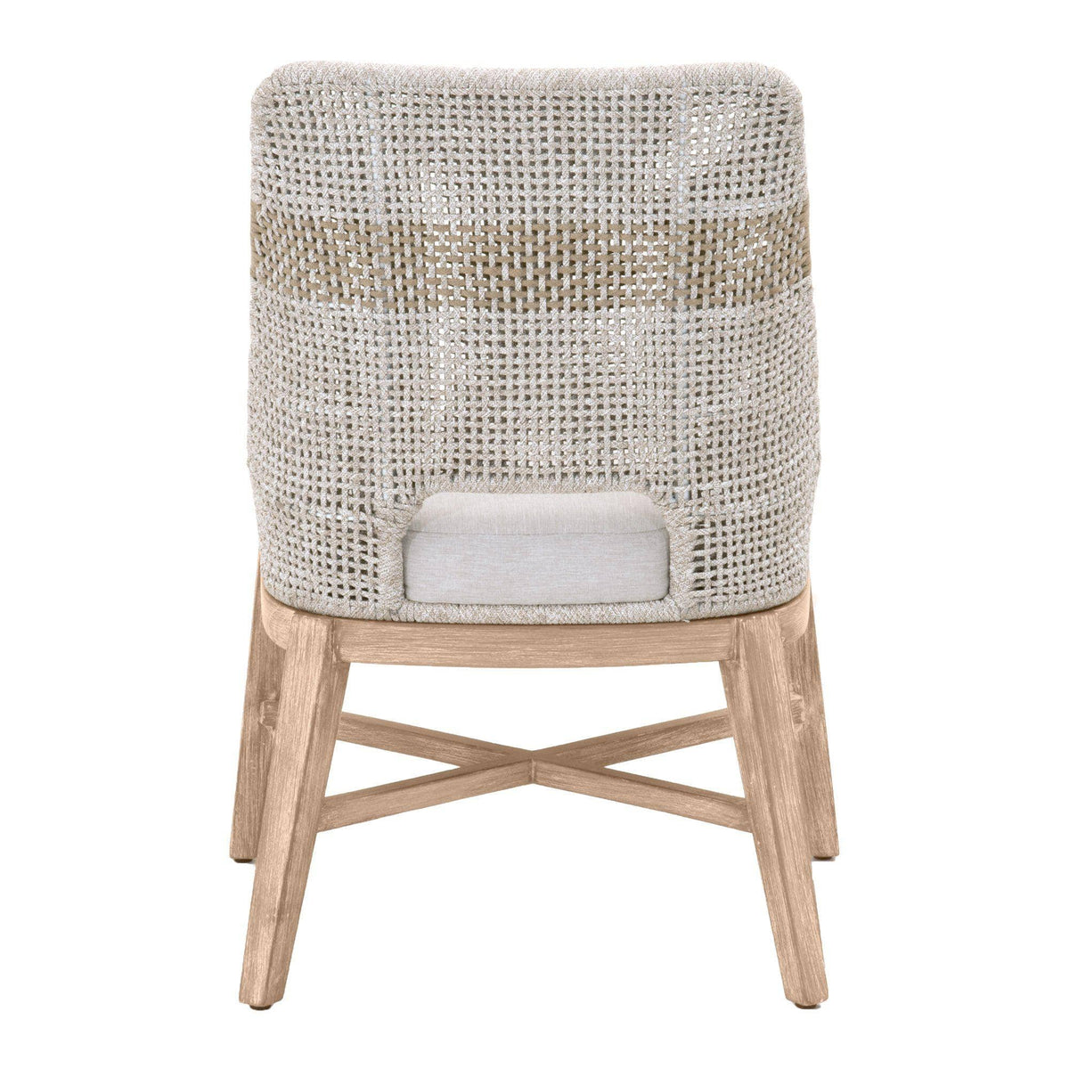 Tootsie Taupe & White Rope Dining Chair, Set of 2
