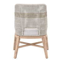 Tootsie Taupe & White Rope Dining Chair, Set of 2