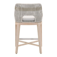 Tootsie Taupe Rope Outdoor Counter Stool