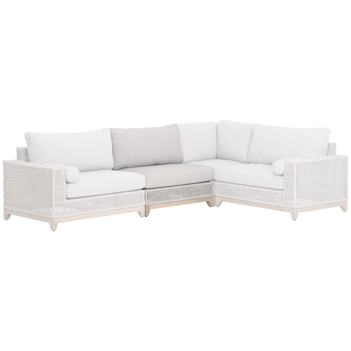 Travis Rope Outdoor Modular Armless Sofa Chair