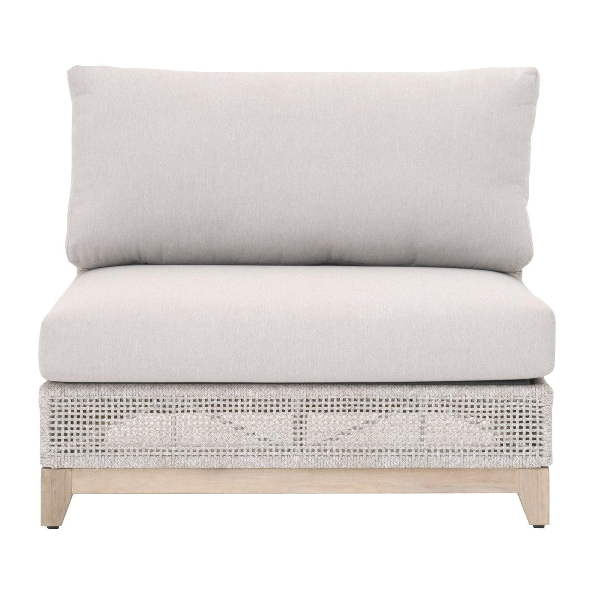 Travis Rope Outdoor Modular Armless Sofa Chair
