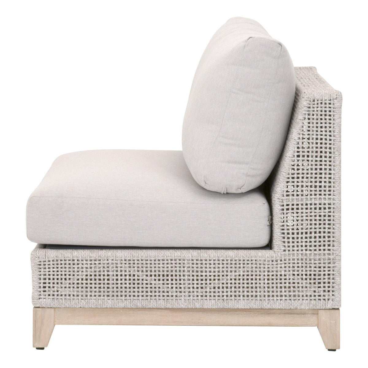Travis Rope Outdoor Modular Armless Sofa Chair
