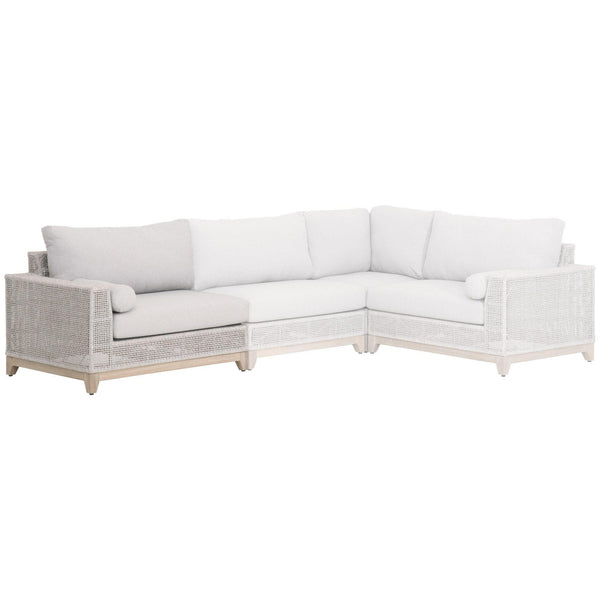 Travis Rope Outdoor Left Arm Facing Sofa