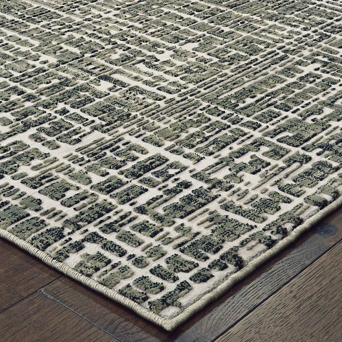 Bowen Grey & Ivory Casual Rug