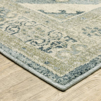 Branson Blue & Beige Traditional Rug