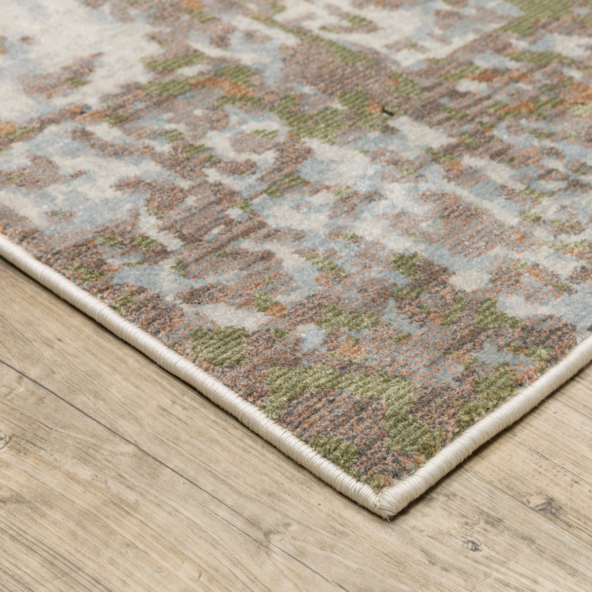 Caravan Beige & Copper Contemporary Rug