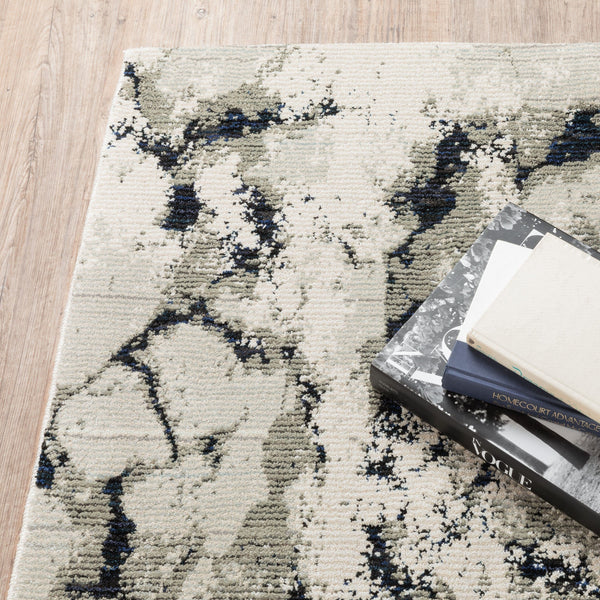 Evolution Ivory & Beige Contemporary Rug