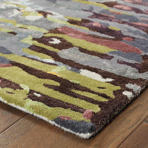 Galaxy Multi & Grey Contemporary Rug