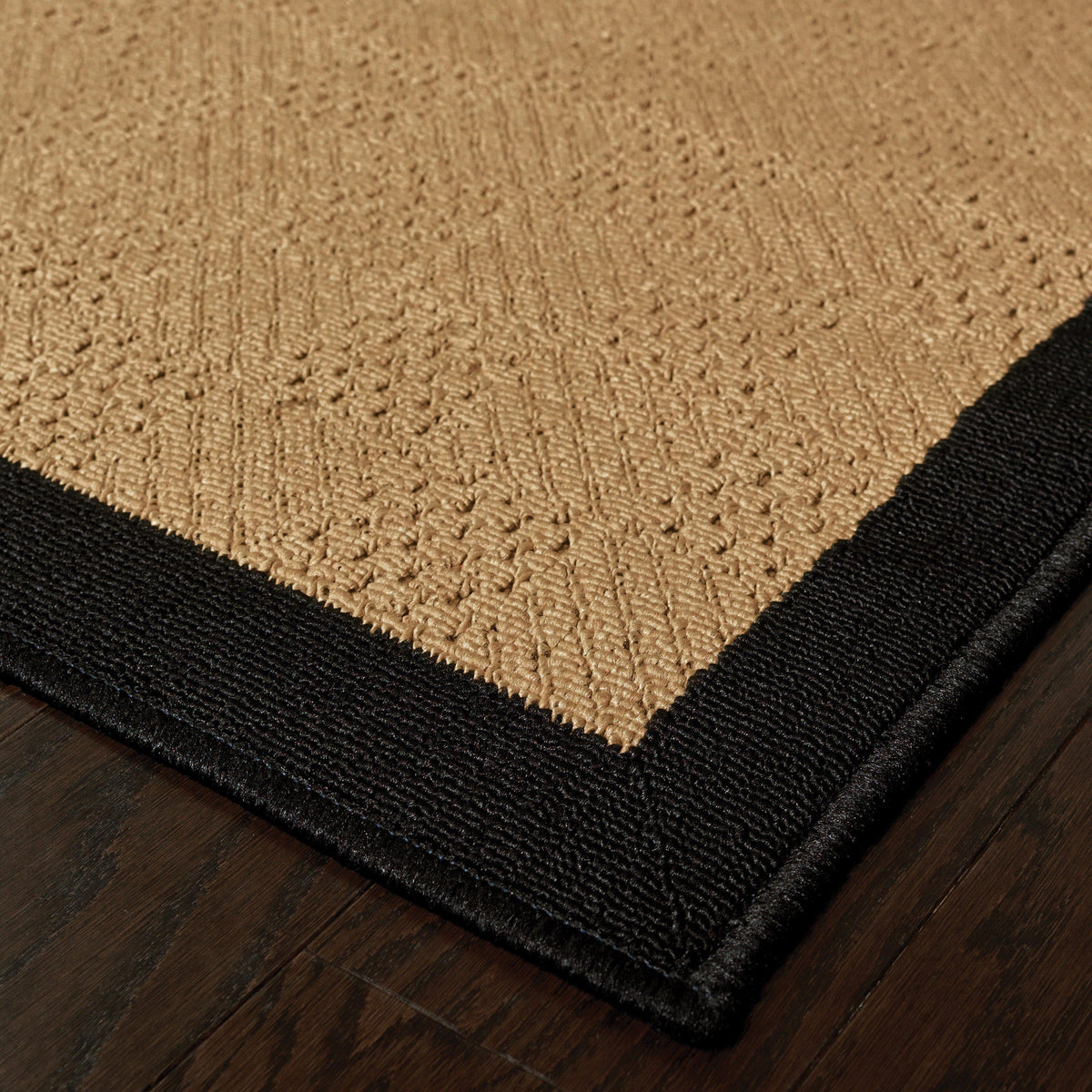 Lanai Beige & Black Outdoor Rug