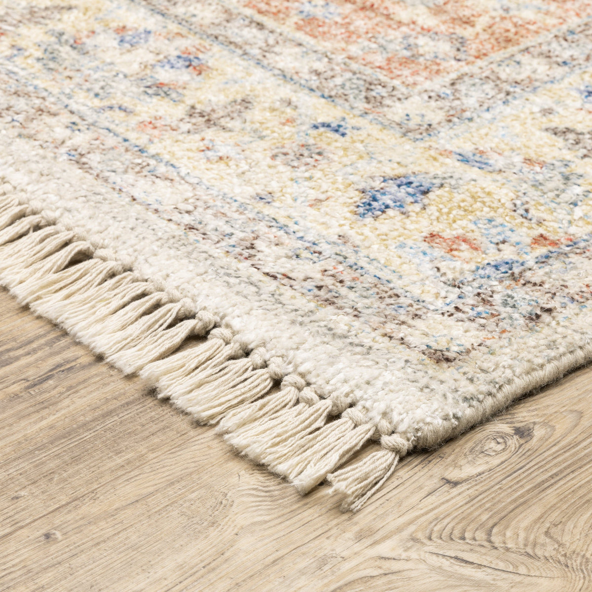 Malabar Orange & Blue Traditional Rug