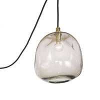 Molten Spider Large Smoke Glass & Natural Brass