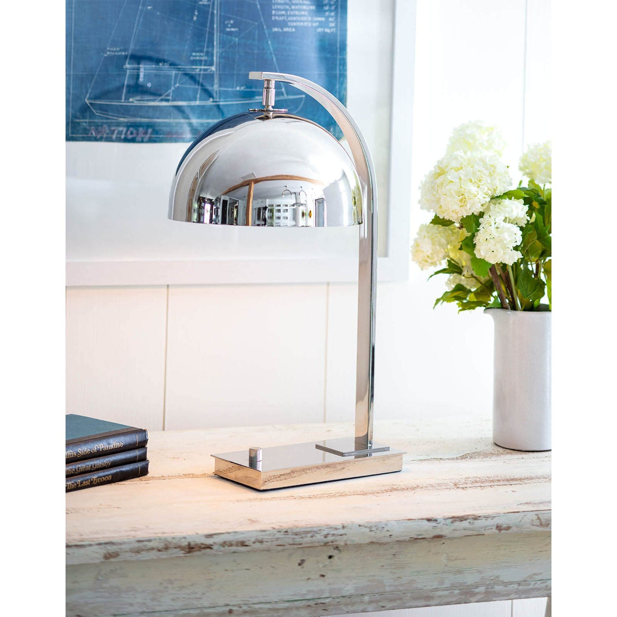 Otto Desk Lamp Polished Nickel