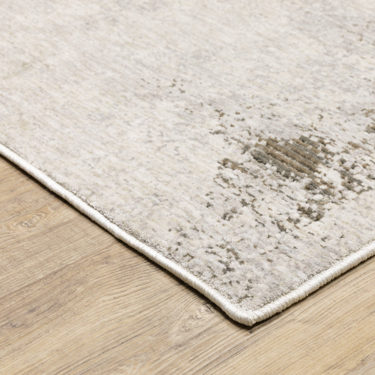 Nebulous Ivory & Beige Contemporary Rug