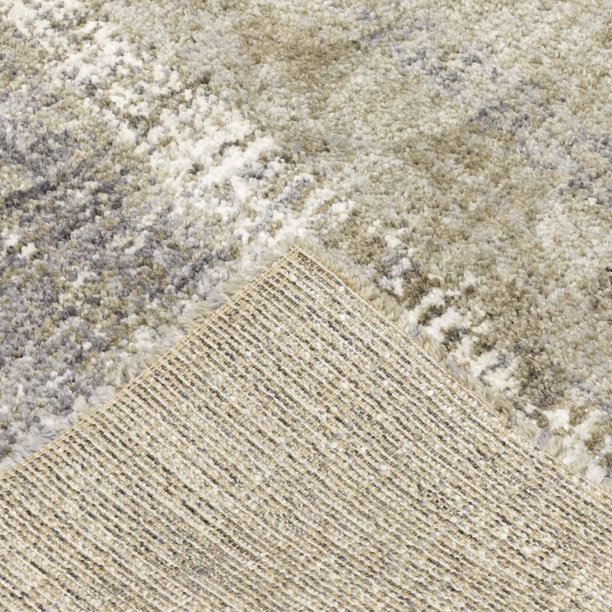 Aspen Grey & Ivory Contemporary Striped Rug