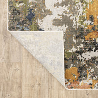 Caravan Charcoal Multi-Colored Contemporary Rug
