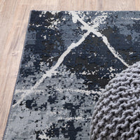 Caravan Multi-Blue Contemporary Rug