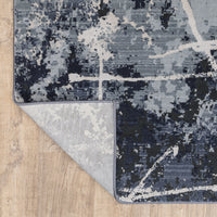 Caravan Multi-Blue Contemporary Rug
