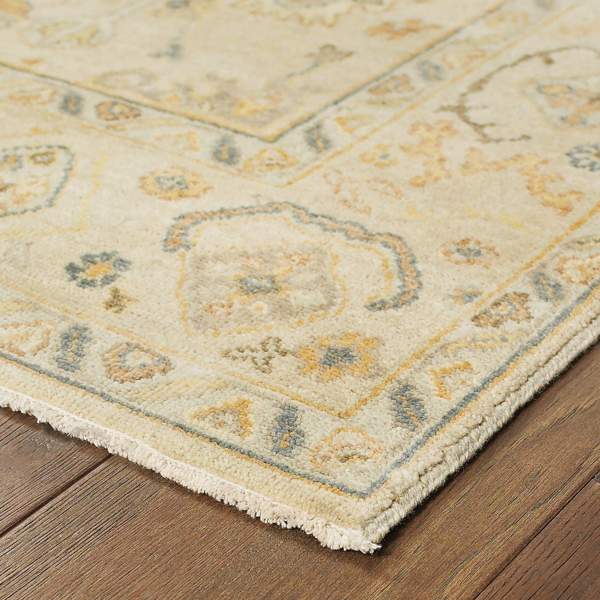 Palace Beige & Grey Traditional Rug