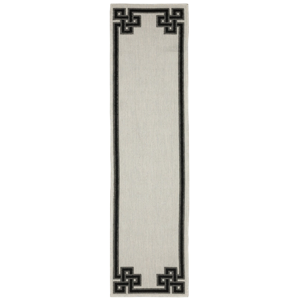 Torrey Beige & Black Outdoor Rug